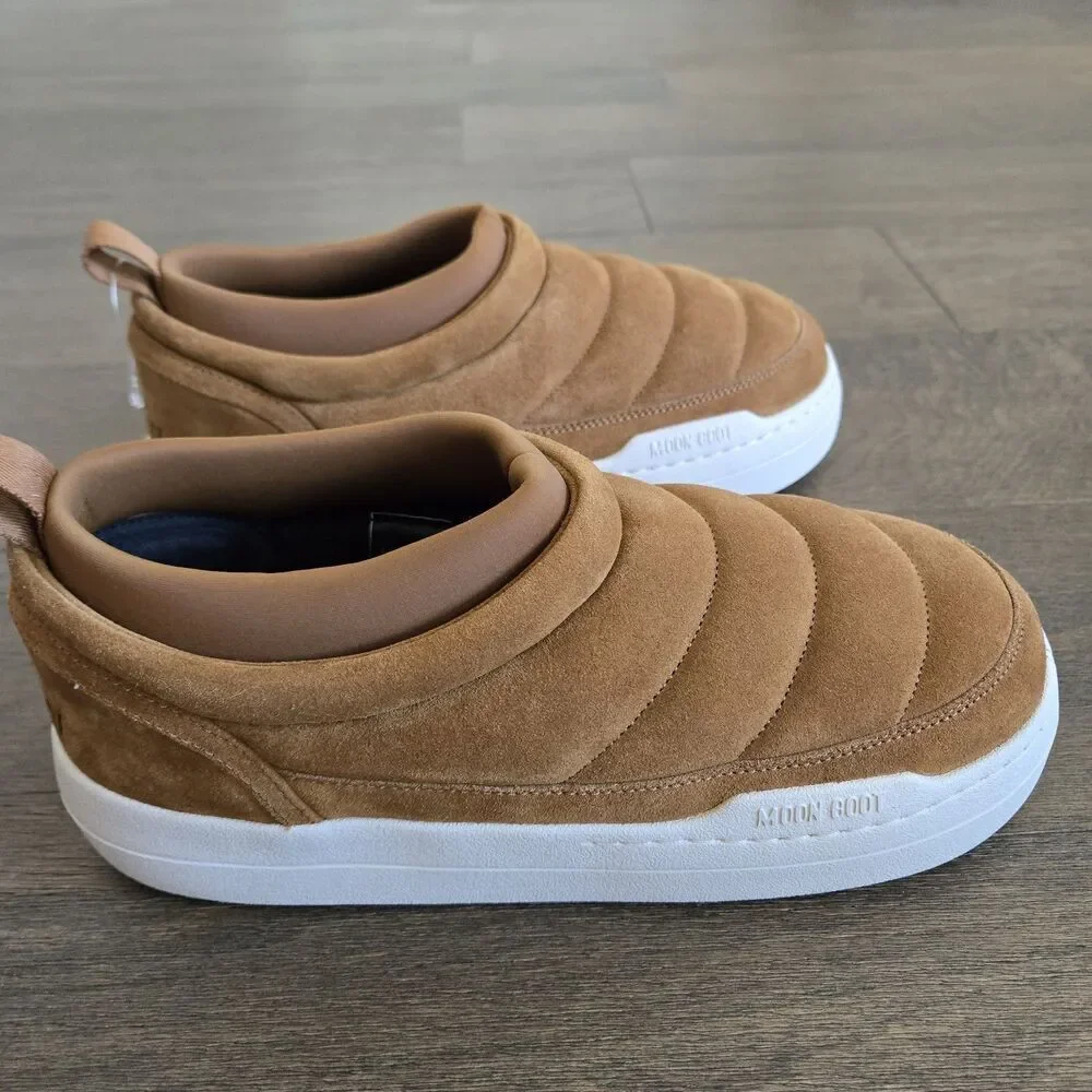 MOON BOOT PARK SOFT SUEDE SNEAKERS BOOTS MEN SHOES 80D2470020 Size 10
